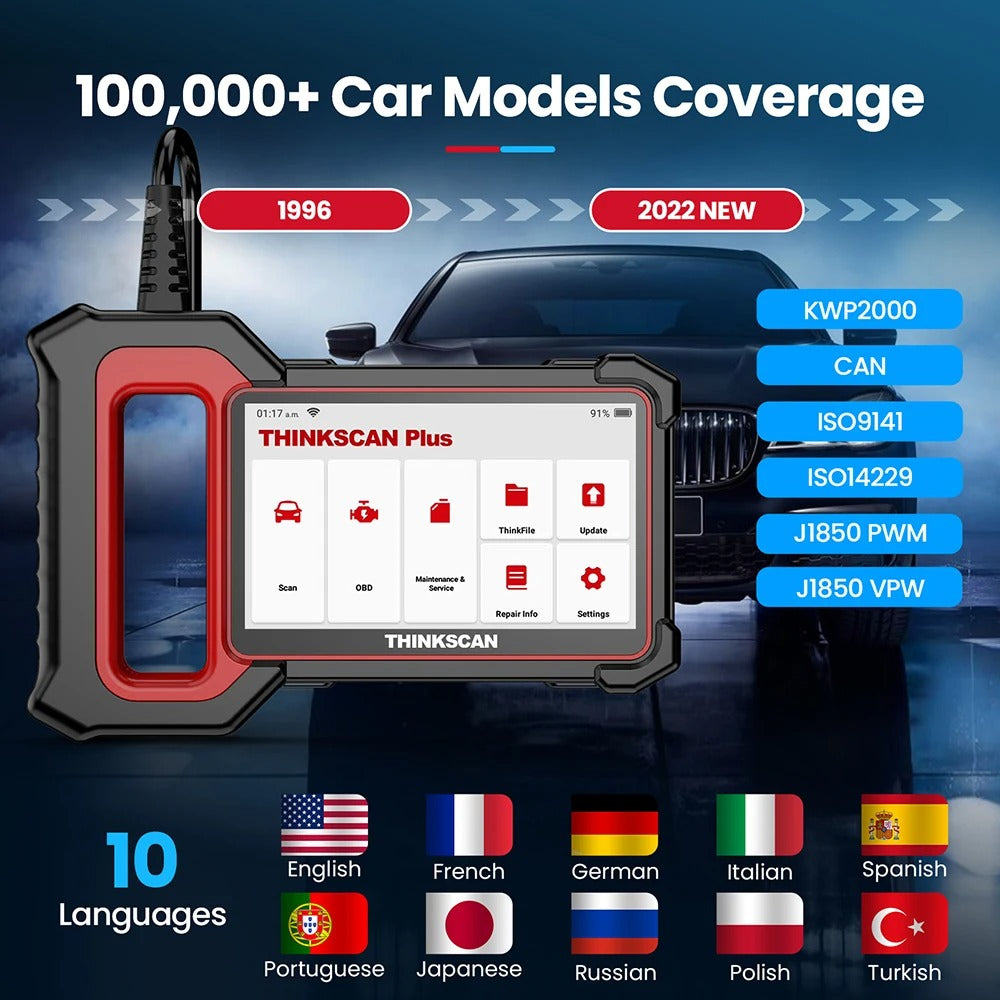 THINKCAR Thinkscan Plus S4/S6/S7 - Scanner OBD