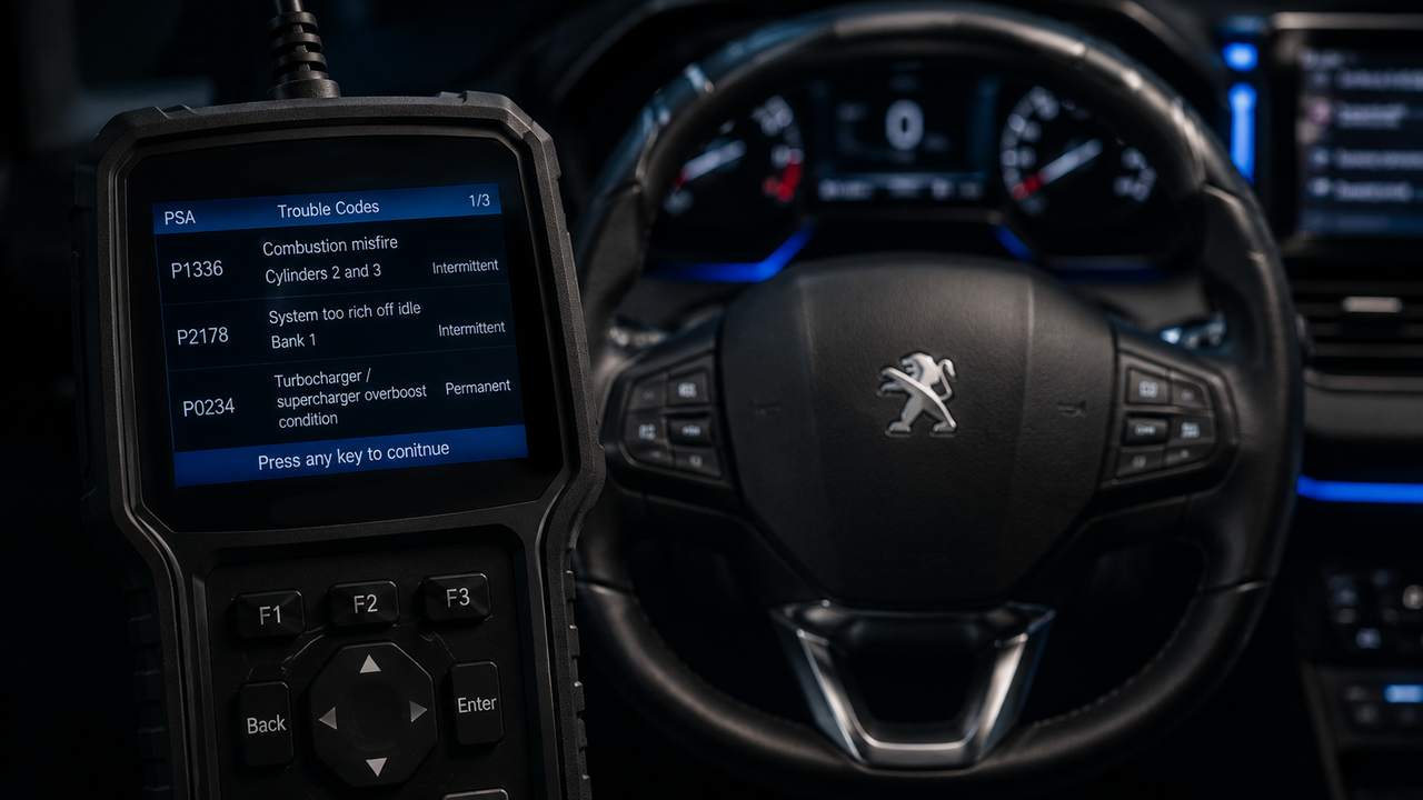 Liste complète des codes défauts PSA (Peugeot, Citroën, DS) | AUTODIAG ...