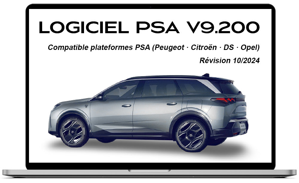 Guide d’installation – Logiciel diagnostic PSA série 9.x (Révision 9.200) Windows