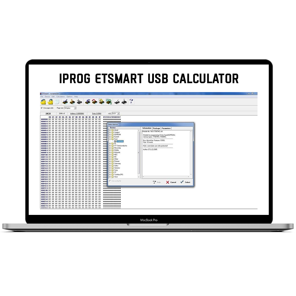 Download IProg ETSmart USB Calculator