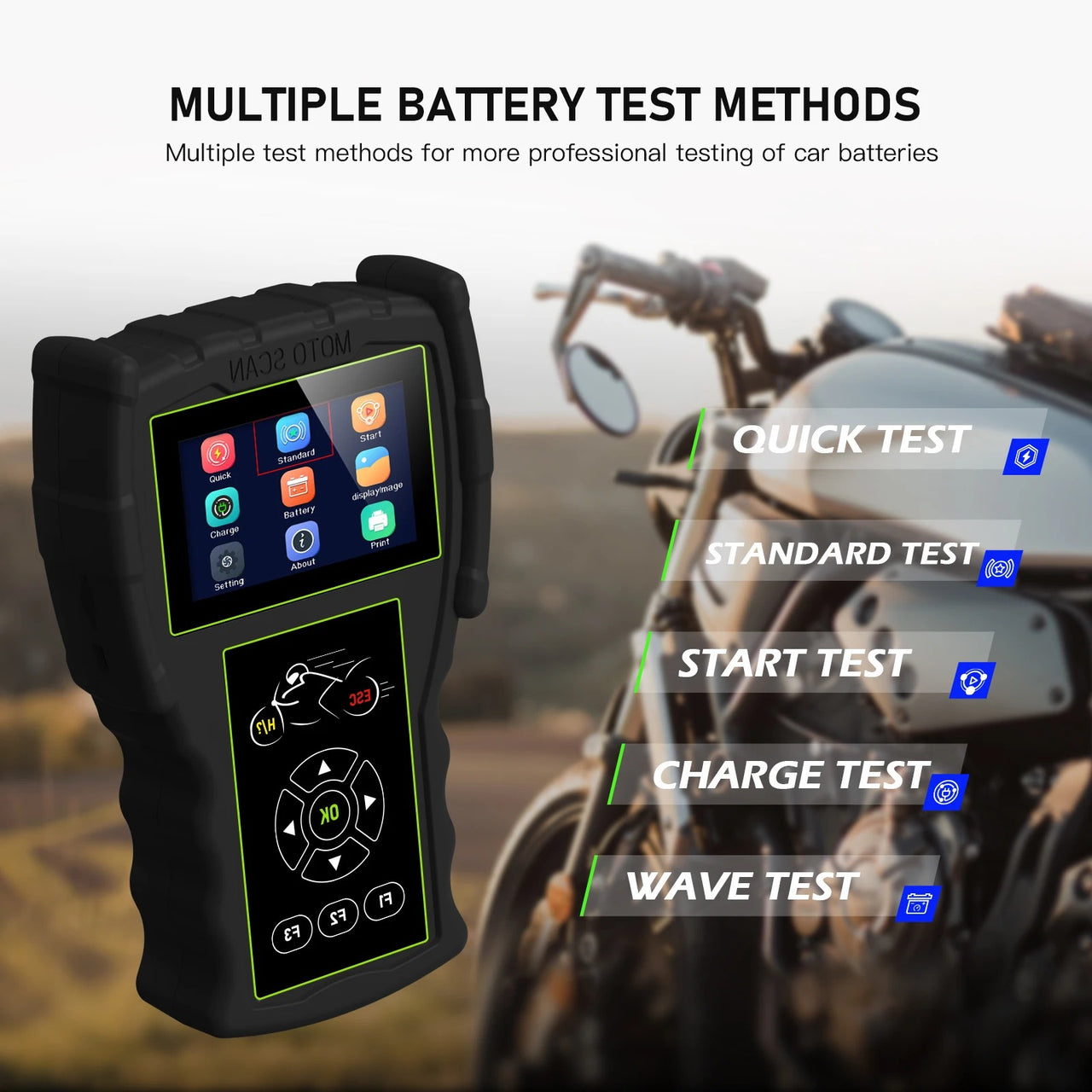 Scanner universel de diagnostic de moto JDiag M100 Pro