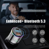 Thumbnail for LENCENT BC76 - Transmetteur Bluetooth FM