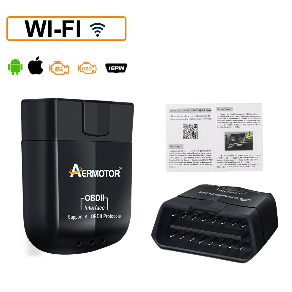 Interface Diagnostic Multimarque ELM327 USB BLUETOOTH WIFI PRO OBD2 IOS  Android