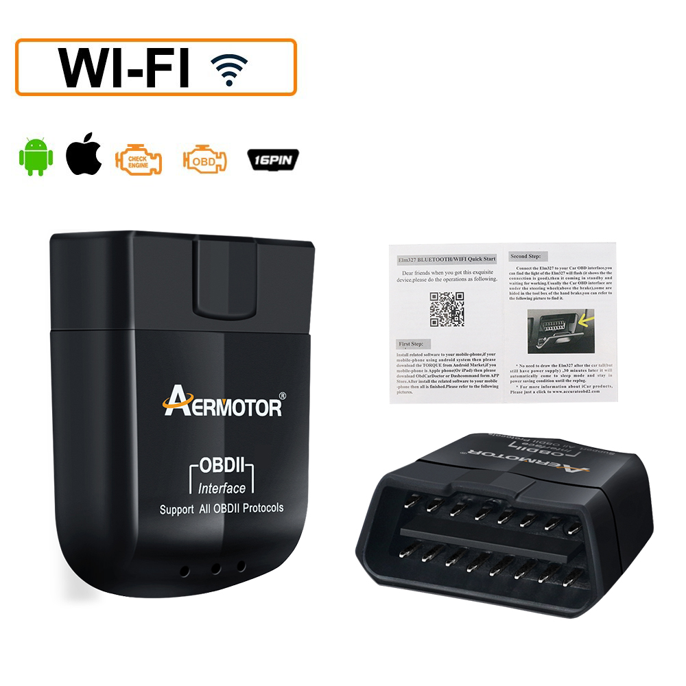 ELM327 OBD2 elm 327 USB v1.5 Bluetooth Wifi USB Code Outil de Diagnostic Automobile