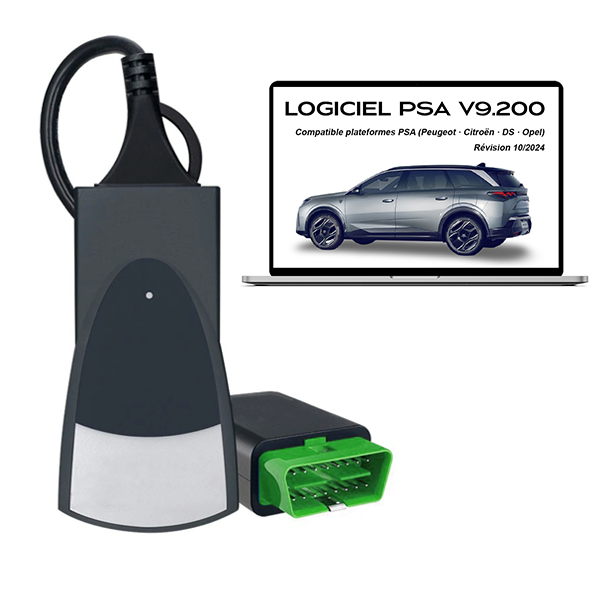 Kit Diagnostic véhicules PSA – Interface FULL CHIP + environnement logiciel