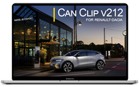 Thumbnail for Logiciel CAN Clip V212 pour Renault - Dacia set full chip version haut de gamme complet