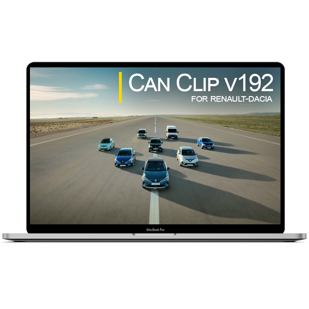 CAN Clip V192 diagnostic kit software for Renault - Dacia