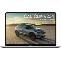 Thumbnail for Logiciel CAN Clip V234 pour Renault - Dacia set full chip version haut de gamme complet