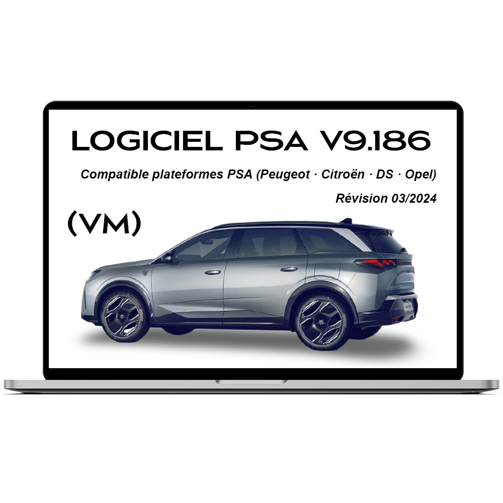 Logiciel diagnostic PSA – Série 9.186 (VM)