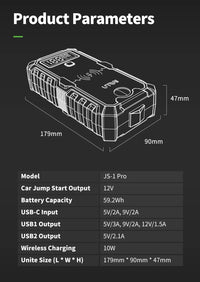 Thumbnail for UTRAI 2500A - Booster de démarrage