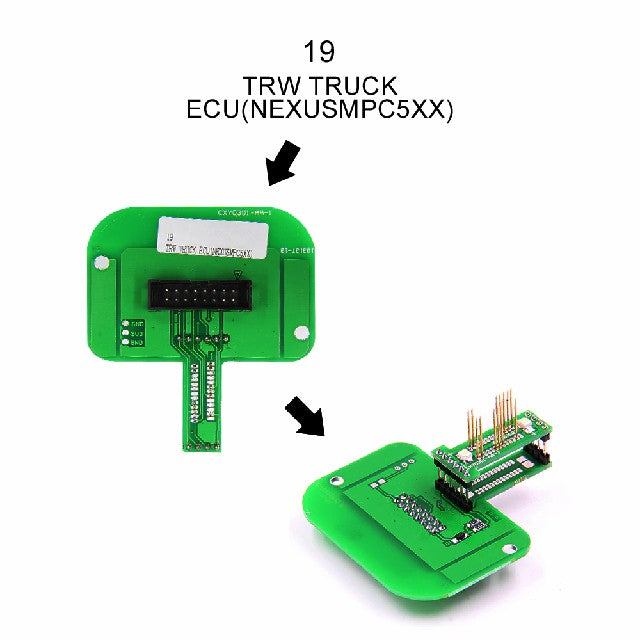 22 BDM adapters for ECU, compatible with KESS/KTAG BDM100 / CMD100 / FGTECH V54