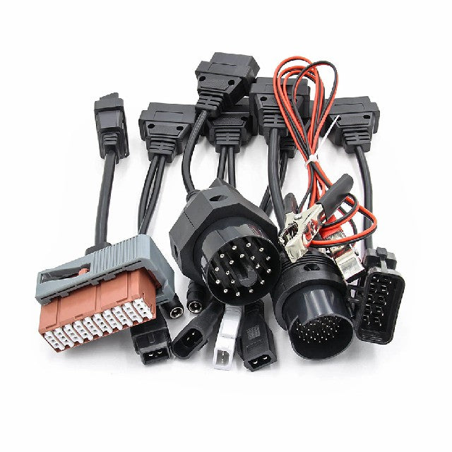 8pcs Full Set Cables for Trucks Cars Automobile OBD OBD2 Scanner Car Diagnostic Auto Tool 8pcs Full Set Cables