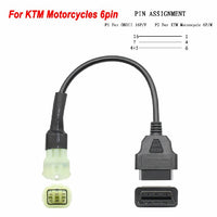 Thumbnail for Cable-adapter-moto-motorcycle-motobike-obd2-connector-for-yamaha-3pin-4pin-6pin-for-honda-ktm-suzuki-ducati-kawasaki