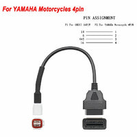 Thumbnail for Cable-adaptateur-moto-motorcycle-motobike-obd2-connector-for-yamaha-3pin-4pin-6pin-for-honda-ktm-suzuki-ducati-kawasaki