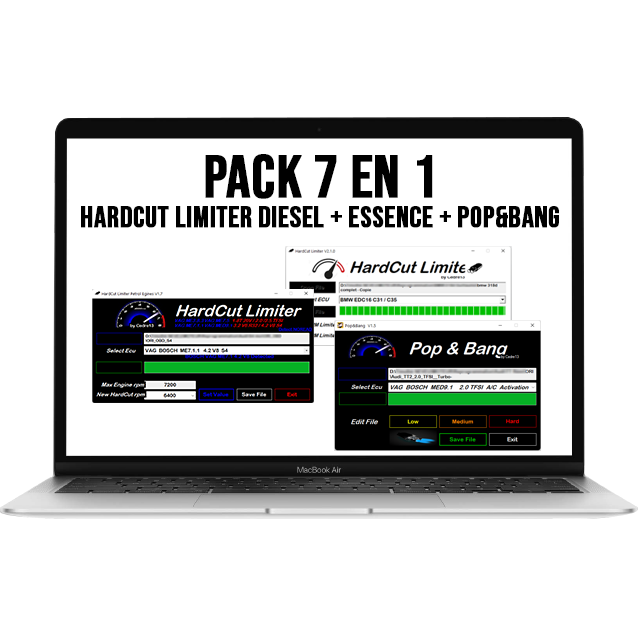 Pack 7 en 1 HardCut Limiter Diesel + Essence + Pop&Bang